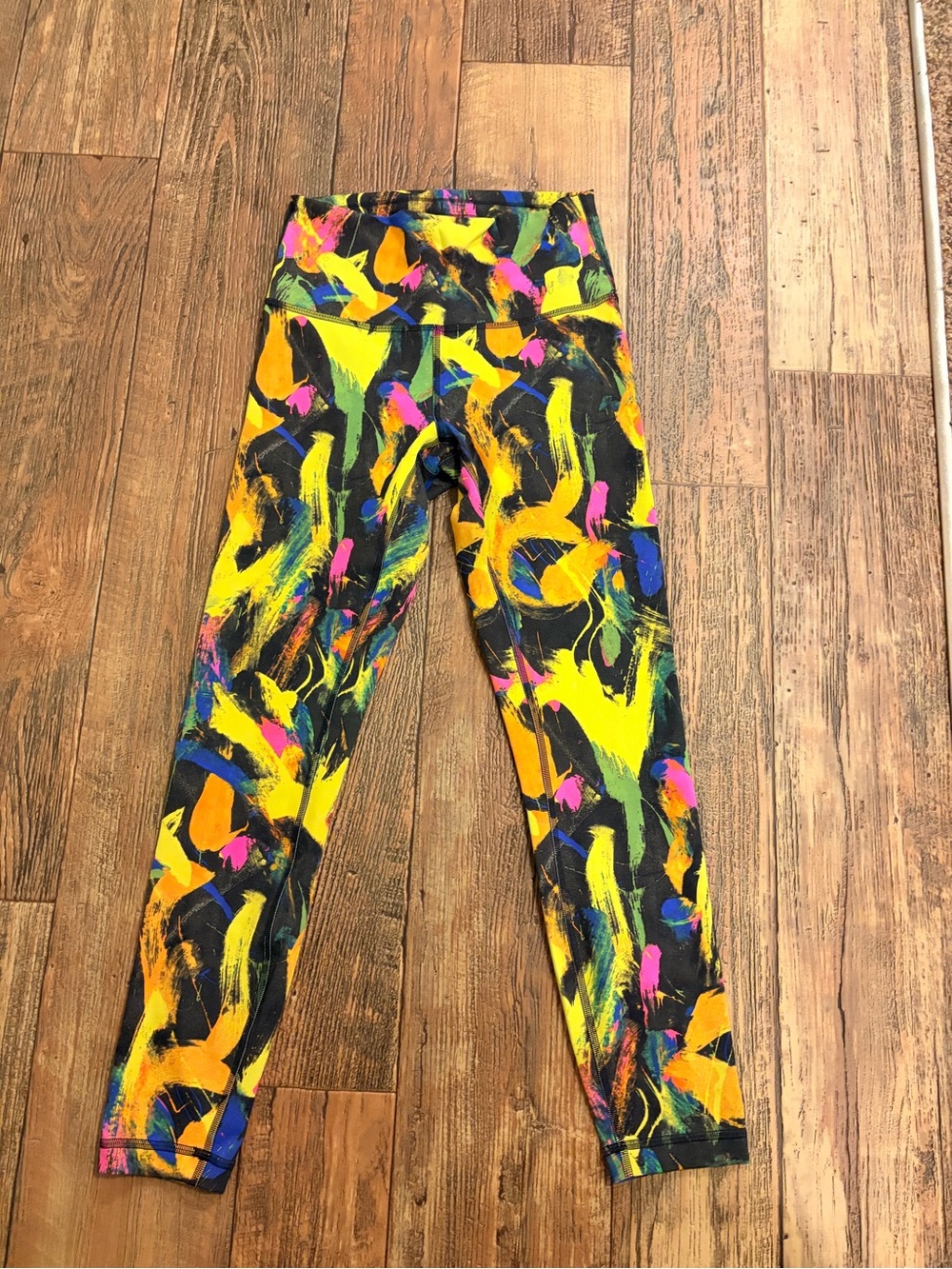 lululemon athletica Neon Abstract Print Leggings